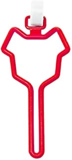 ZSDFW Dog Poop Bag Holder Waste Bag Carrier Durable and Sturdy Dog Feces Bag Holder for Garbage Bag Dispenser Towing Rope Accessories,Red