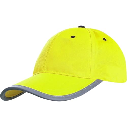 Gorra De Béisbol Reflectante, Casco Duro De Seguridad De Alta Visibilidad, Casco De Seguridad Para Trabajo, Casco De Protección Para Cabeza, Gorra Transpirable Para Correr Y Tráfico En Verano