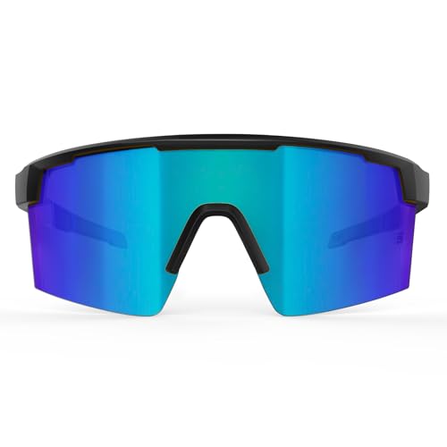 Image of WISTON XL Z87 Sunglasses for Big Wide Heads Men Women,TR90 Ultralight UV400 Protection Sun Glasses Z8224