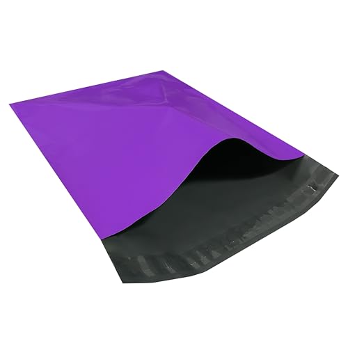 ProLine 14.5x19 Purple Poly Mailers Shipping Envelops Boutique Custom Bags Enhanced Durability Multipurpose Envelopes Keep Items Safe & Protected (500)