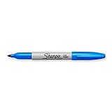 Sharpie Permanent Markers, Fine Point, Single, Techno Blue (1927240)