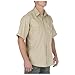 5.11 Tactical Mens Button Down Short Sleeve Shirt with Pockets, Taclite Pro, TDU Khaki, Large, Style 71175ABR
