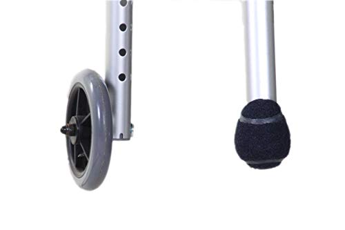 Furniture Footies Tennis Balls for Walkers Pre Cut 2.4 Inch Black Walker Tennis