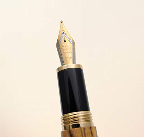 Czxwyst 9056 Natural Wood Fountain Pen Handmade Ink Pen thumb #1