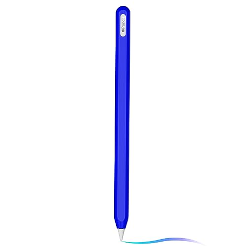 Funda de silicona para Apple Pencil 2ª generación en color azul ultrafina 1