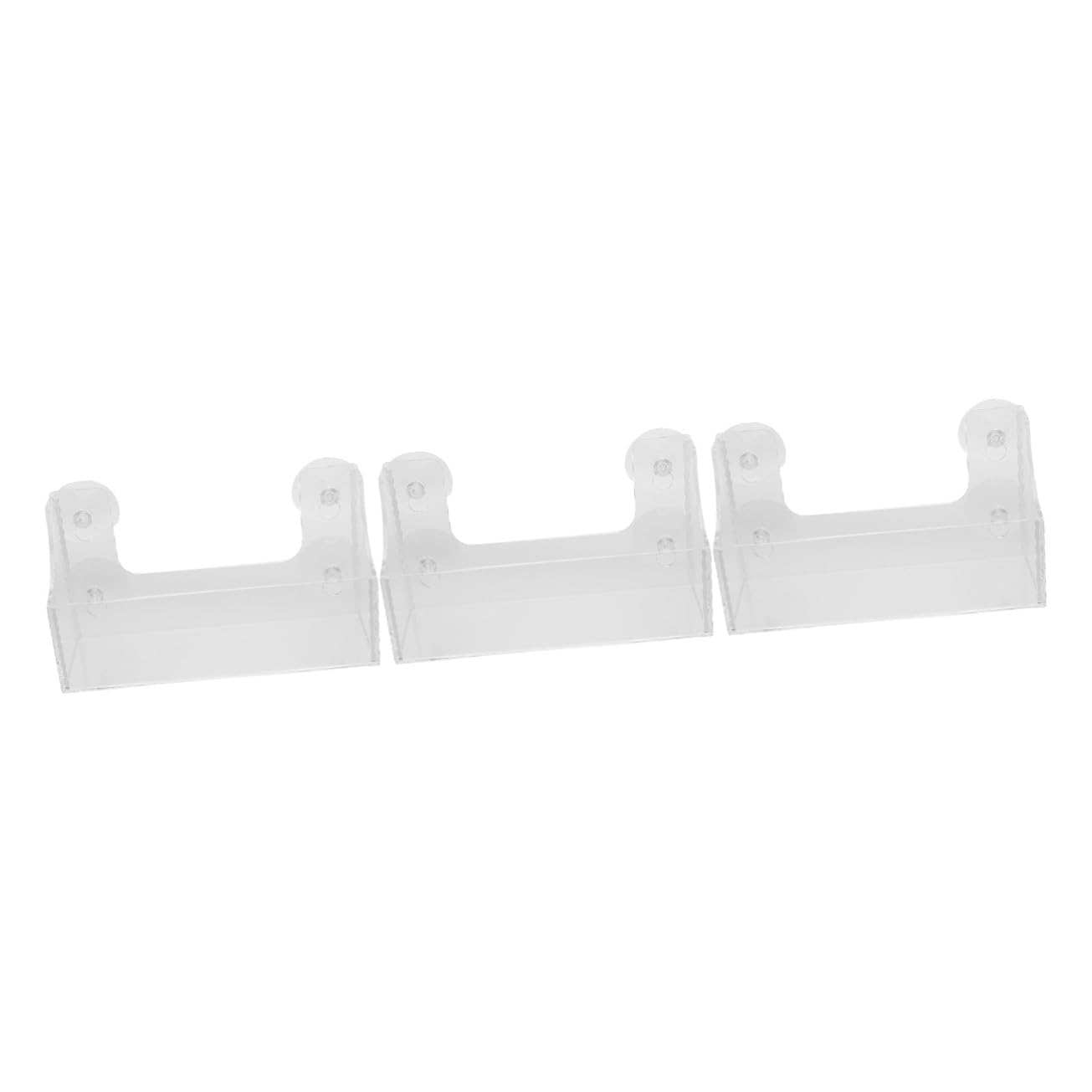 PRETYZOOM 3piezas Organizador De Nevera De Acrílico Estante para Bebidas y Especias Soporte De Almacenamiento para Cocina y Refrigerador para Latitas y Condimentos