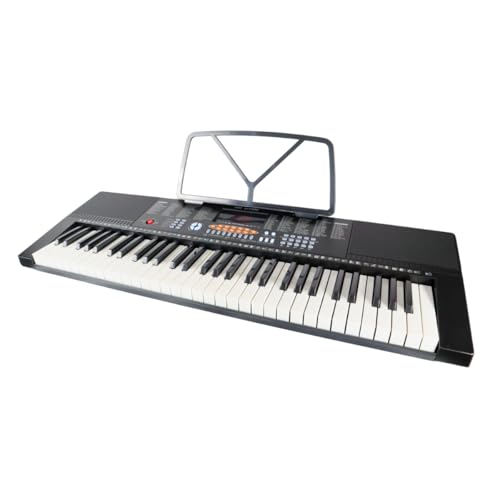teclado musical 61 teclas 300 timbres e ritmos