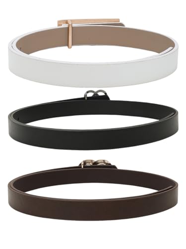 Image of CRUSSET Stylish Faux Leather Waist Belt for Women -Jeans & Dresses - Fashionable & Comfortable