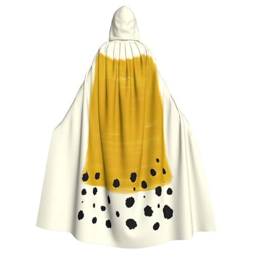 Robe de carnaval jaune moutarde et noir pour éviter les costumes inconfortables sans capuche