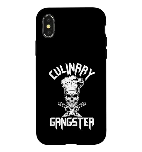 Chef-Culinary Gangster �����Y ���f�B�[�X �N�b�N �X�J�� �N�b�L���O�i�C�t �X�}�z�P�[�X iPhone X/XS �p