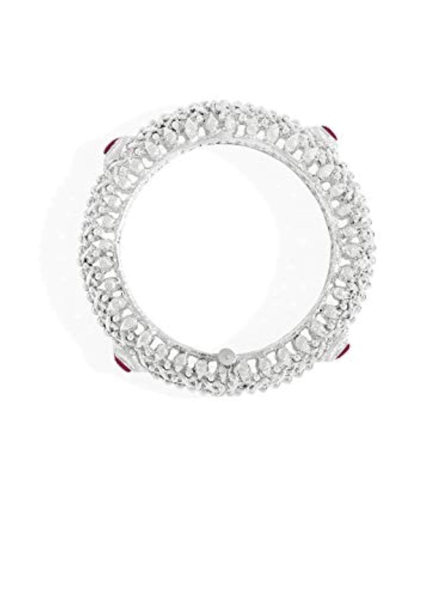 Silver Kada Bangles (Size 2.6) for Navratri