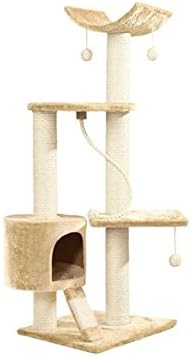 ZOOFARI® Cat Scratching Post Large 70 x 120 x 55 cm Beige