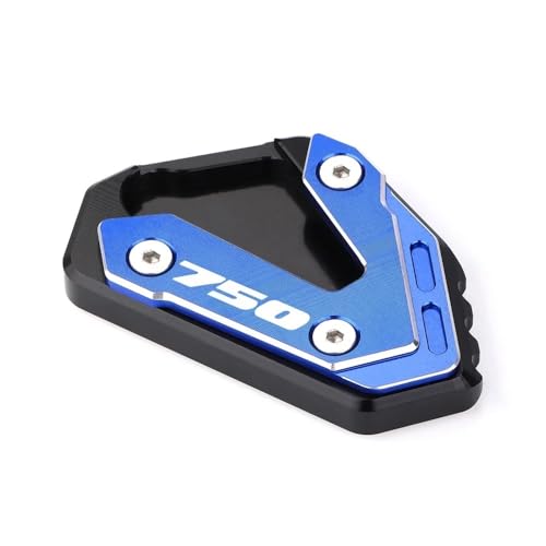 Extension béquille Suzuki GSX-R 600 aluminium CNC plaque support latéral