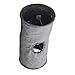 BaoFufc Cute Cat Tunnel Tube Collapsible Plush Foldable Tunnels Toy for Indoor Cats Tunnels Spring Hide-and-Seek Game Collapsible Cat Tunnel Large, Grey small