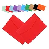Uonlytech 70 Stück Bunte Kleine Briefumschläge Papierumschläge für Geld Karten Schmuck Aufbewahrung Geldumschläge Sparumschläge Praktische Kuverts für Geburtstag Hochzeit Party