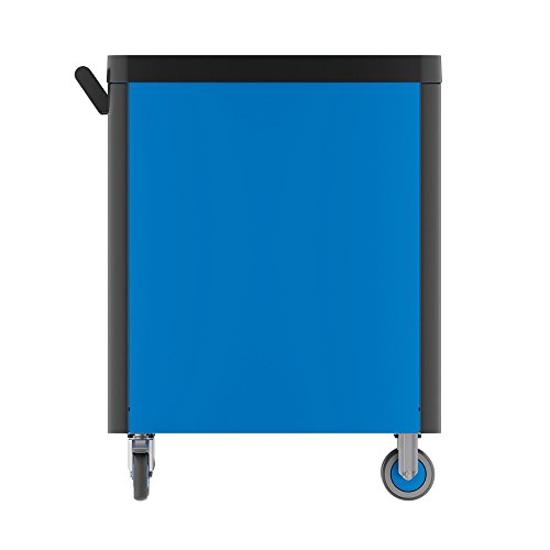 GEDORE WHL-L7 workster highline Werkzeugwagen unbestückt, blau – Rollbarer Werkstattwagen mit 7 Schubladen & Arbeitsplattform – 500 kg Tragkraft – Bild 5