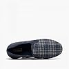 Zedzzz Mens Harley Check Felt Gusset Slippers (8 UK) (Navy Blue/Check) #4