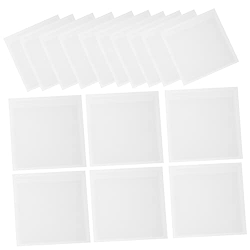 ROMISBABA 20pcs Self-Adhesive Index Card Pockets PVC Label Holders for Organizing Labels Cards and Tags Warehouses Offices and Schools