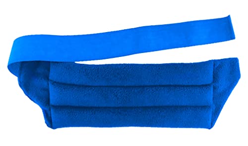 Microwavable Heating Pad for Lower Back and Menstrual Cramps - Moist Microwave Heating Pad for Muscles and Joints - Natural Microwave Hot Pack Heat Pad for Lower Back Pain - 1 Pack Blue