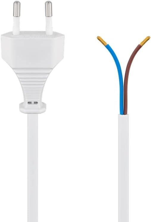 Inline 22290 Cavo Alimentazione 16A, Spina Schuko CEE-7/7 a Presa IEC-320- C19, 0.5 m, Nero