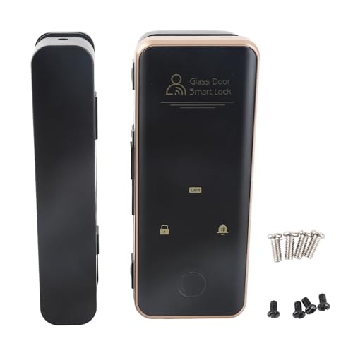 Serrure de mot de passe d'empreinte digitale pour porte en verre Cosiki