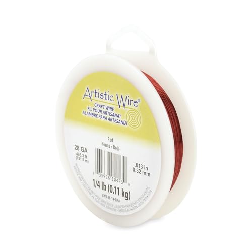 Alambre de cobre rojo de 1/4-Pound para enhebrar cuentas finas 2