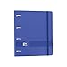 Oxford - Europeanbinder, carpeta de anillas polyfoam con recambio, 100 hojas, A4, cuadrícula 5 x 5, color azul