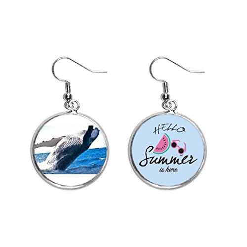 Pendientes de sandía y ballena ideales para tus looks de playa y el verano