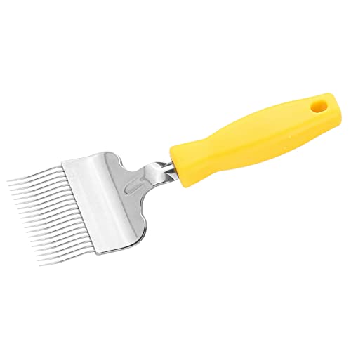 Rtlr Heavy Duty Sturdy Stainless Steel Honey Comb, Tine Uncapping Fork Hive, Plastic + Stainless Steel Uncapping Fork For Bee Keeping Tool #TOP6