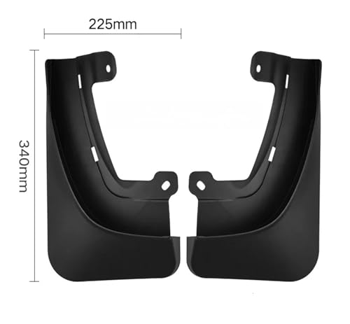Guardabarros para coche con ajuste a medida para Tesla Modelo X 2023 resistente 6