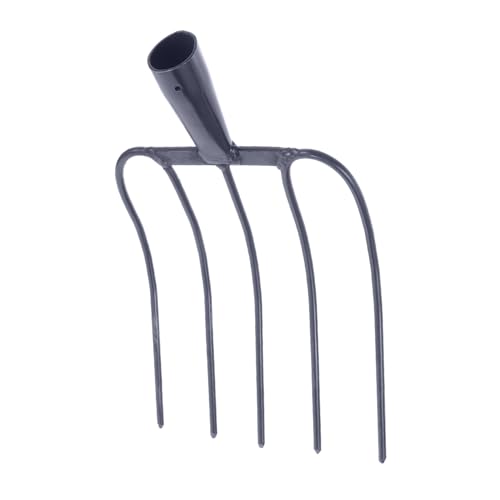 PAMINGONO Forca Pratica Per Erba e Letame, Utensile Resistente Per Giardinaggio Esterno, Forcone Versatile Per Rurale e Domestico