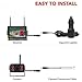 FalconEye Electronics 2nd Generation 200-300Ft Wireless Range Backup Camera for Trucks, Fleets. HD, 7inch LCD (4 Cam System)