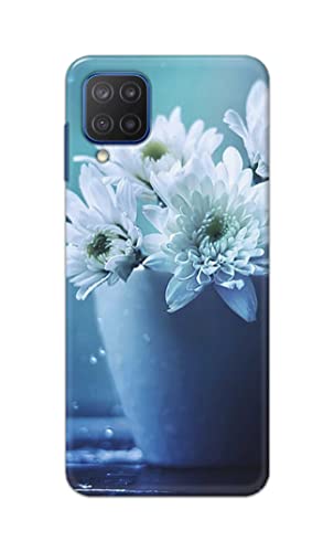 Image of PRINTFIDAA Flowers in The Glass On The Table Printed Designer Hard Back Case Cover for Samsung Galaxy A12 / M12 / F12 -(RP) MVN1002