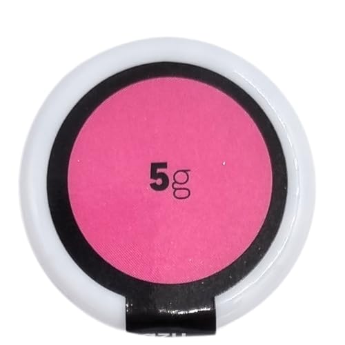 Azucren, Essbarer Glitter, Tortendekoration, Glitter für Getränke, Ideal zum Verzieren von Torten, Fondant, Buttercreme und Getränken, Farbe Rosa, 5 Gramm. AZUSHINE