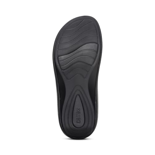 Image of Aetrex Maui Orthopedic Flip Flops for Women Arch Support - Pressure Relief Water-friendly Shock Absorption Super Soft UltraSky EVA Foam Flip Flops