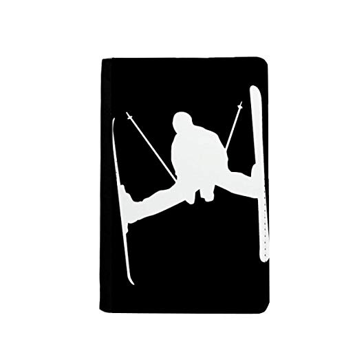 Porte-passeport de ski en silhouette étui de voyage et porte-cartes