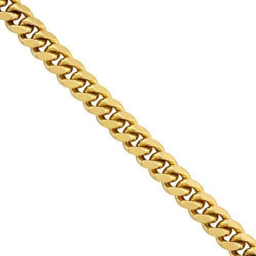 GLD Shop Cuban Bracelet - 3MM/6MM/5MM//8MM/12MM Sizes - 6/7/8/9 Inch Lengths - Gold/White Gold - Unisex