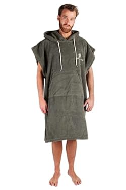 AMAZON - Pacifique Sud | Poncho Surf Green Sleeveless | Large | 100% Cotton | Made in Portugal