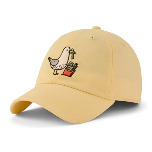 Life is Good Kids Seagull and Fries Chill Cap Sandy Yellow S/M