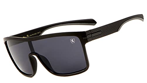 Khan Chase - Lightweight Men's Squared Sports Sunglasses UV 400 Protection
