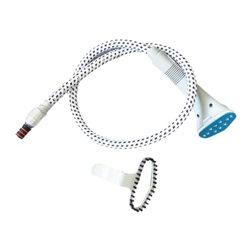 Baoblaze Household Ironing Machine Guide Hose,Steam Nozzle,Garment Steamer Parts Parts Ironing Head Steam Ironing Tool with Brush Head