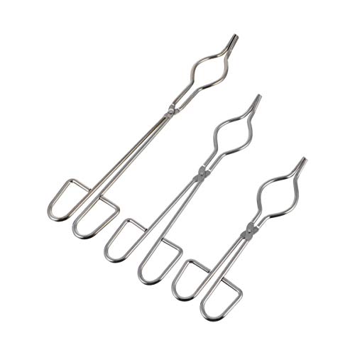 ULTECHNOVO PinÃ§as para Cadinhos de 3 PeÃ§as E PinÃ§as para Copos de AÃ§o InoxidÃ¡vel PinÃ§a para Fr