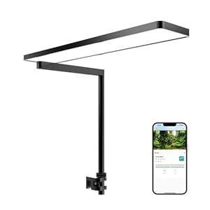 FZONE Solo Series Nano LED Aquarium Light, Full Spectrum and Dimmable, App-Controlled, for Freshwater and Planted Tanks