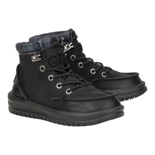 Image of HEYDUDE Boy's Youth Bradley Classic Boot | Water Repellent Lace Up Boot