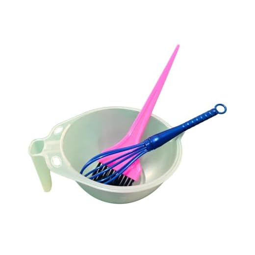 Hair Bonitinho Kit Misturador com 3 peças (Pincel, Misturador e Tigela), Ideal para misturar e aplicar Tinturas e Cremes