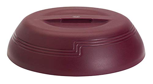 Cambro MDSLD9487 Meal Delivery Insulated Low Profile Dome Cranberry Case of 12