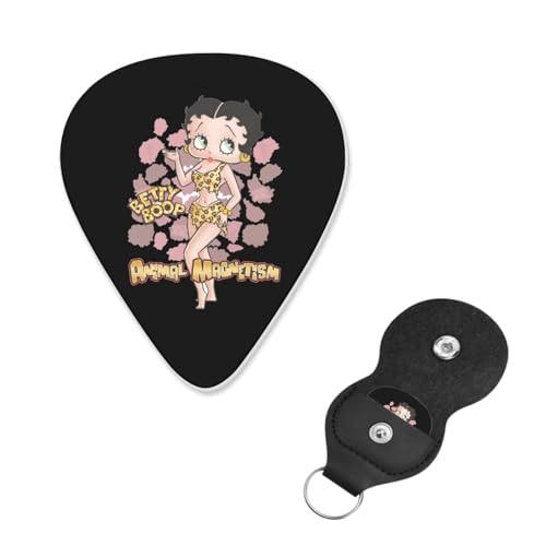 ギターピック 6枚セット ベティちゃん guitar pick ギターぴっく フィンガーピック 指サムピックセット プレクトラム エレキギターピック き練習用 携帯便利 ティアドロップ型 フィンガー保護 耐久性 初心者 音楽愛好家