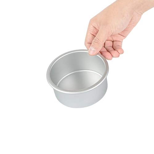 Restaurantware-Met Lux 4 x 2 Inch Straight-Sided Baking Tin, 1 Round Cake Pan - Oven-Ready, Freezable, Anodized Aluminum Round Baking Pan, Greaseproof, For Layer Birthday Cake by Restaurantware - Image 9