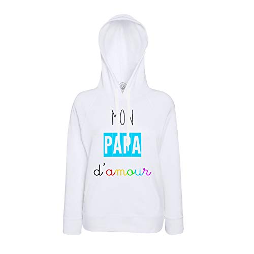 Sweat à capuche Mon Papa d'amour un cadeau tendre et complice pour la Fête des Pères