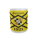 U24 Tasse Kaffeebecher Mug Cup Flagge Bayreuth 1921